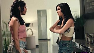 Ricky Spanish and Savannah Sixx share an intimate moment