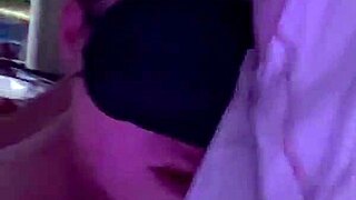 Vera Jade in a blindfold enjoys rough anal sex with a big cock