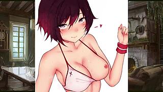 Ruby and Blake guide you through RWBY hentai journey
