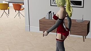 Maya Boldly Stars In 3D Hentai Lingerie Group Scene