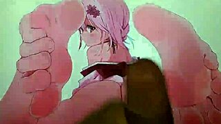 What do you think of this anime feet cum tribute?