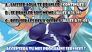 aqua tests your kinky side with femdom anal joi