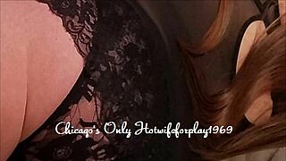 mom watches her young friend jerk off while masturbating herself