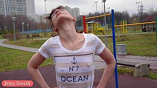 Jeny Smith Pantyhose Workout Feels So Hot