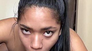 Brutal oral sex with my neighbor's cock - amateur couple - Nysdel?