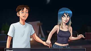 summertime saga with small tits 😍