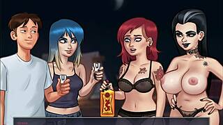 summertime saga with small tits 😍