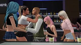 Wickedwhims helps to create a hot group session in The Sims 4