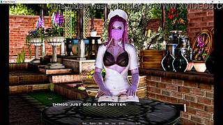 Naked gaming: Zombie nurse gets love on breeding island in porn game