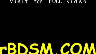 Blonde Slave Fingers Her Wet Pussy With Toys