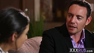 Petite Milf Trinity St Clair Gives Blowjob Then Rides Monster Cock After Massage.