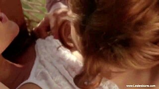 Lesbian girlfriends from EUROPE playing OUTSIDE in BELGIUM