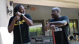 Cougar Takes Two Monster Cocks in Wild Interracial Play. Is She Ready for Double Deepthroat?