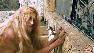 My friend is a zombie, teaching her to fuck – Alexgarciaporn and Shannon Emette