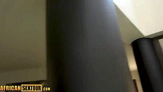 Black teen Clarissa gets her ass slapped and fucked