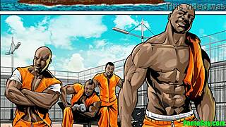 Жёсткий тюремный трах в первый день со специальным сокамерником