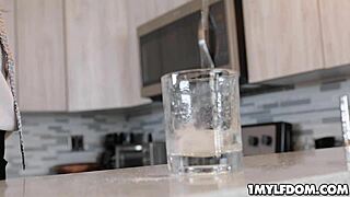 Brunette MILF gets dominated and satisfies her every desire