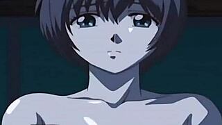 Nossa, essa yuri anime tímida apanha forte na buceta!