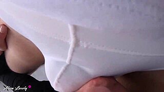 i love watching stepsister alisa lovely give slobbery blowjob and swallow cum