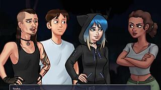 summertime saga episode 67 with cartoon characters and game adventures 😊