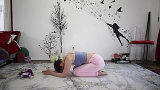 European Babe Teaches Yoga Lesson With Femdom Elements