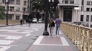 Novinha safada encontra ator pornô na rua leva pra casa e se acaba na pica - venusss e tony tigrão