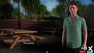 Beautiful anime MILF gets creampied in the evening light