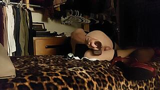 janna love's solo anal with dildo is so erotic, she toys her hairless ass and exposes tits