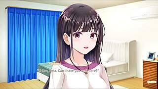 Secret Kiss Hentai Fingering Each Other In Anime Game Masturbation.