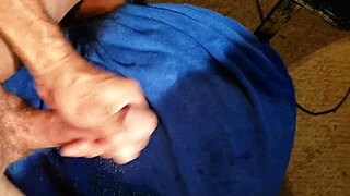 Soloboy Feels Intense Pleasure Tugging His Big Dick Until He Blows A Load