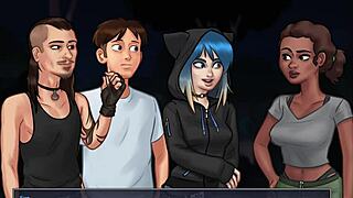 summertime saga episode 67 with cartoon characters and game adventures 😊