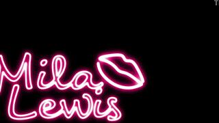 Close-ups of a blonde in lingerie and a dress for a masked fetishist