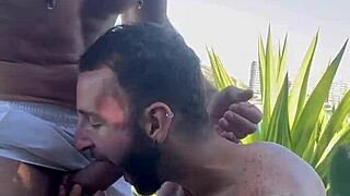 Brazilian men cruising on beaches