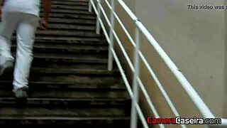 Brazilian Pornstar Engages In Public Sex At Pacaembu Stadium