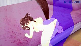 Inugami Korone and Nekomata Okayu, intense sex in Hololive Hentai!