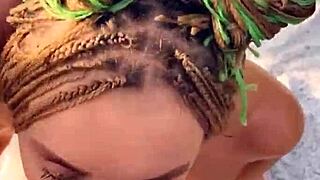 i'm passionate blonde in fishnets fucked ass to mouth and creampied in the wood - mia bandini