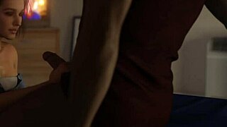 Jill Valentine gives intense handjob