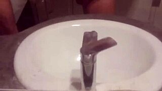 Young guy masturbates casually