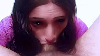 Intense Deepthroat Blowjob With Deep Penetration