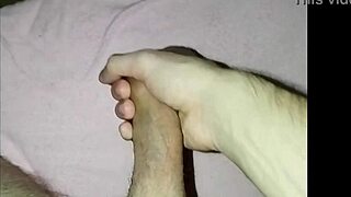 Watch this young guy masturbate his cock!