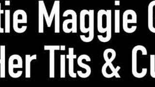 Maggie Green Admires Her Curves