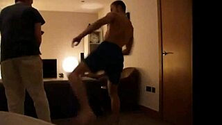 Exciting Gay Foot Kickboxing Match!