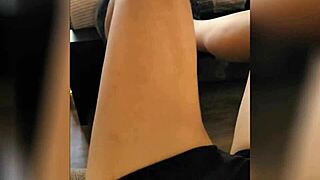 in this promo, lovers enjoy thicc thighs of young brunette in usa