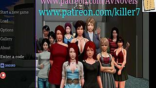 Hentai game with anime-style characters and ecchi gameplay