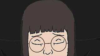 porn animation featuring blowjob and doggystyle creampie