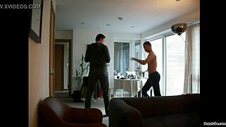 Exciting Gay Foot Kickboxing Match!