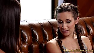 Glam stepmommy pleasured in threeway with full movie milf group mother in law oral classy storyline.