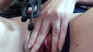 Lonely Girl Caresses Wet Pussy To Intense Orgasm.