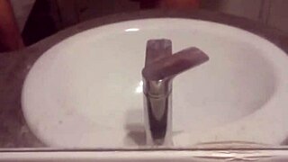 Young guy masturbates casually