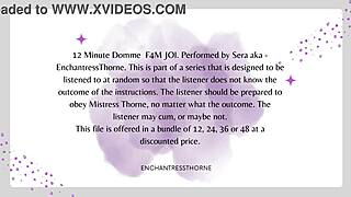 femdom joi session 4 of 12 with orgasm instructions 😈